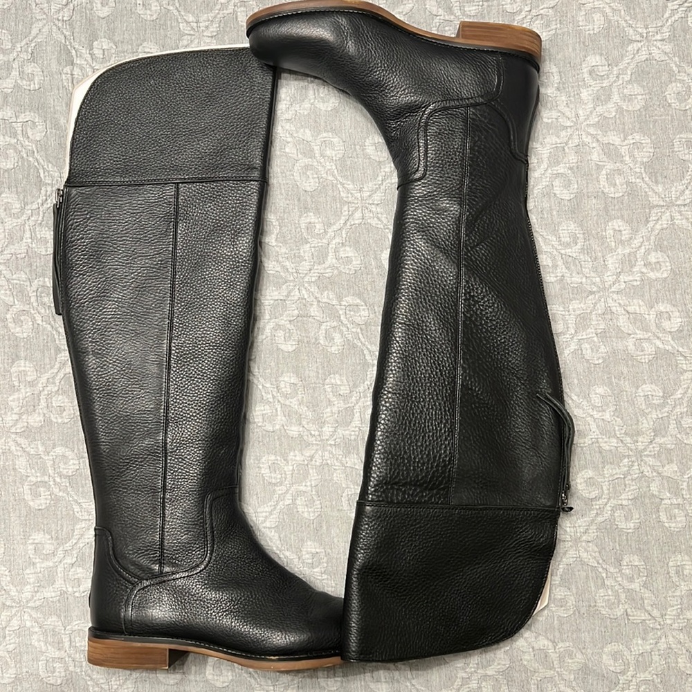 Franco Sarto Black Leather Boot